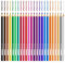 WISYOK Buntstifte Set 24 Farben, Sechseckige Farbstifte, Holzstifte, Colored Pencils im Kartonetui für Schulanfänger