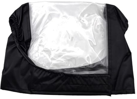 mkemka Control Panel Waterproof Cover Console Cover Waterproof Mobility Scooter Rain Cover for Most Scooter Control Panels(Black)