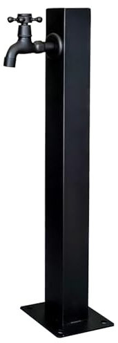 Fontaine à eau décorative en acier inoxydable 304 de 60 cm avec robinet sur pied pour bouche d'incendie, idéale pour le jardinage vertical et la décoration extérieure