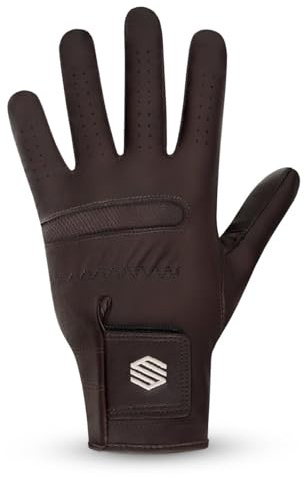 SIROKO - Guante de Golf Fescue Dark Brown Left - L - Marrón