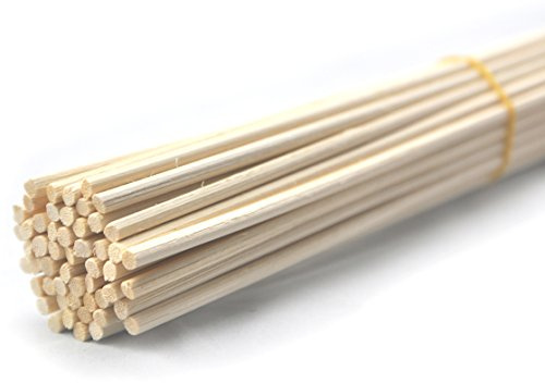 50 Piezas de Varillas difusoras de lámina, reemplazo de Varillas difusoras de Fragancia de Aceite Esencial de habitación para Fragancia de Aroma (30cm x 4mm)