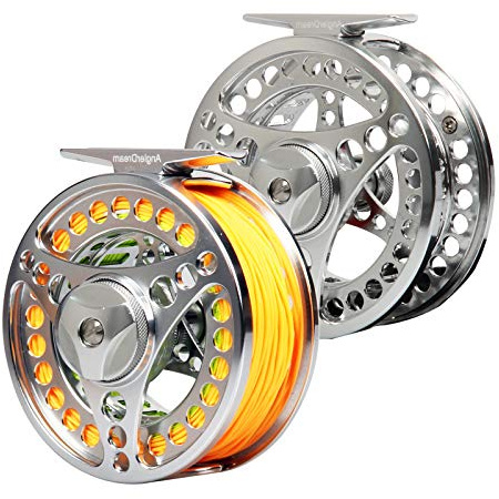 ANGLER DREAM EX-ALC 5/6WT CNC Machined Large Arbor Fly Fishing Reel with Line Combo 3 5 8 9WT Fly Line Backing Leader