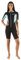Seac Women's Look Lady Neoprenshorty zum Schnorcheln, Tauchen und für Wasseraktivitäten für Kinder, 2,5 mm Neopren, schwarz/hellblau, XS