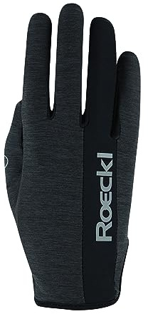 Roeckl Sports Reithandschuh Mannheim, Freizeit Sommer Handschuh, Anthrazit Mélange 8