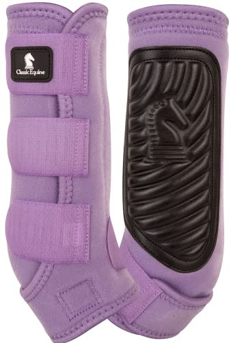 Classic Equine Fit Lavender Hind Splint Boots Lavender LARGE
