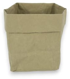 Generico Portapane Sacchetto da Tavola Riutilizzabile per Pane, Prodotti da Forno, Frutta, Cereali - Cestino per l'Approvvigionamento e la Conservazione 13x13x25 cm