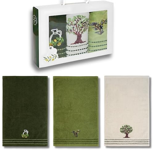 damaloo 3er Pack kleine Gästehandtücher 30x50 cm - Kleine Handtücher Gäste WC - Gesichtshandtücher aus Baumwolle - Gesicht Handtuch Set klein - Gästetücher 50x30 - Flauschige Händehandtücher