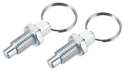 PATIKIL 2 Pcs Perno Con Anillo De Tracción M12x1.75 Pernos Manuales