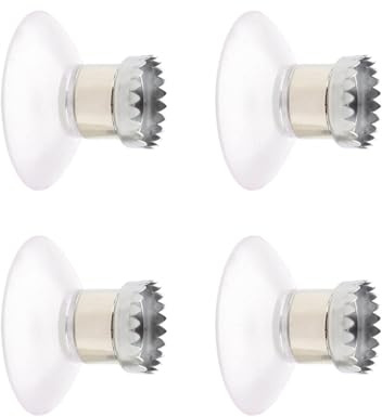 USHXVG 4 Pieces Of Soap Suction Cup Hanger, Punch-Free Magnetic Suction Rack, Seamless Rack Wall Hanging, Suitable For Bathroom And Kitchen.