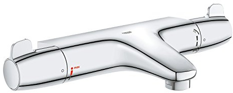 GROHE Grohtherm Special - Thermostat- Waneanarmatur (schnelle Befestigung, Verbrühschutz, Mengenregler, langlebig), chrom, 34671000