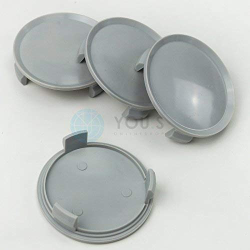 4 x Nabenkappen Nabendeckel Felgendeckel 75,0-69,5 mm - gewölbt nicht lackiert