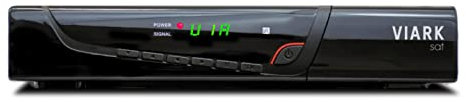 Viark Sat - Récepteur Satellite Digital Full HD DVB-S2 Multistream H.265, avec LAN, antenne WiFi USB et Lecteur de Cartes CA