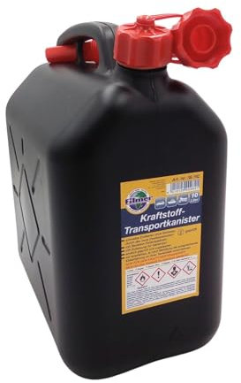 Diedrich Filmer GmbH Benzinkanister 10L mit Stutzen Kraftstoffkanister Reservekanister Kunststoff