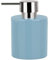 Spirella Kollektion Tube, Seifenspender 7,0 x 7,0 x 16,0 cm, Steingut, Blau