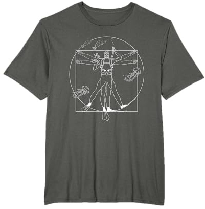 Plongeur Plongée sous-Marine Plongée en apnée T-Shirt