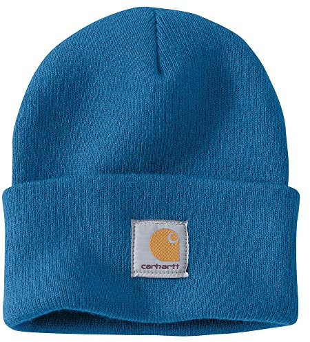 Carhartt, Herren, Strickmütze mit Umschlag, Meeresblau, OS