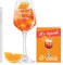 Bicchiere Aperol Spritz, cannucce in vetro con detti Aperol Spritz, set regalo Aperol Spritz, set con 1 bicchiere da cocktail e 1 cannuccia in vetro, Holy Aperoli, regalo Aperol per uomo e donna