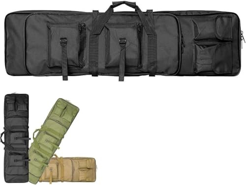 YLZBA Sac De Pistolet Tactique pour M249,Etuis Souple pour Carabine Sac a Dos Fusil Housse De Transport Airsoft,Sac de tir Sportif 85/95/120 cm pour Chasse, Randonnée et Entraînement