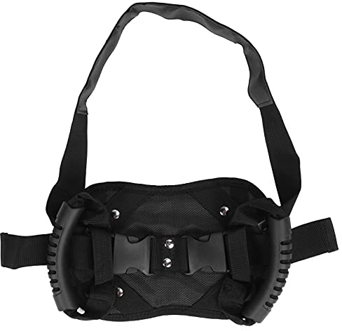 WAHEWUD Ceinture de sécurité noire pour moto, sangle de passager réglable pour siège arrière, poignée de maintien pour Scooter et moto électrique