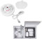 Ultrasonic Mini Dishwasher - USB Portable Sink Dish Washing Machine for Kitchen, Multifunctional Household Appliance (Red)