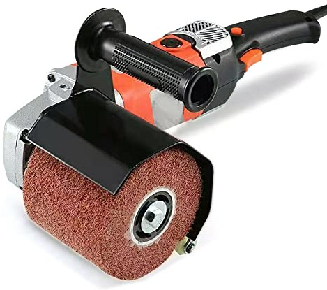 Frederimo Slipmaskin, 1,4 KW 230 V satineringsmaskin, borstslipmaskin, polermaskin, slipmaskin, slipmaskin, rullslipning för renovering av ytor för utomhusrenoveringar
