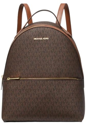 Michael Kors Sheila Rucksack mit Logo, Größe M, Braun, Medium, Größe M: