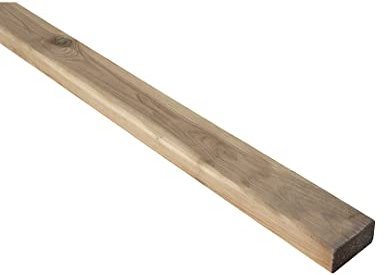 Nortene - Liston De Madera para Montaje De Pérgola | Liston Cuadrado Marrones para Vallas (4.5x9x400 Cm)