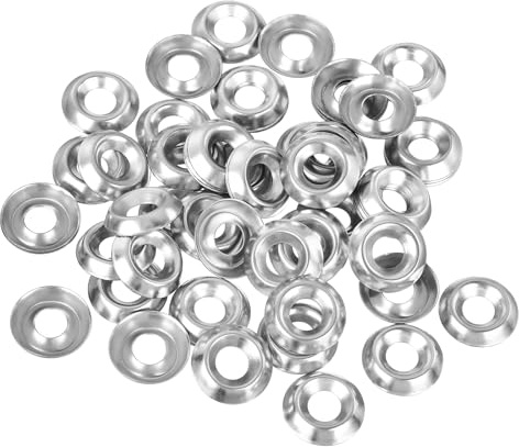 QUARKZMAN 300 Pièces #12 Rondelle à Cuvette Fraisée en Acier Inoxydable 304 | de Rondelles de Finition Fraisée, pour Vis