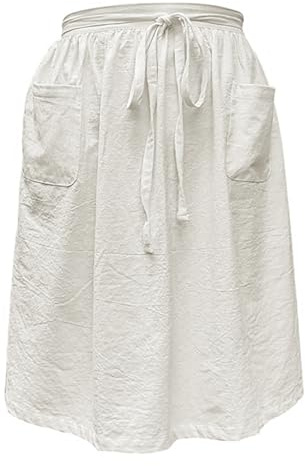 White Apron - Vintage Apron, Adjustable Pottery Aprons with Pockets, Classic Vintage Aprons Design with Drawstring Waist for Cooking Baking Crafts, Victorian Style 50’s Dress Pinafore with Pockets