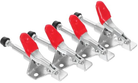 Lurrose 4pezzi Morsetto Di Ferro Per Saldatura Morsetti Ginocchiera Per Lavorazione Del Pesante e Antiscivolo Accessorio Per Officina Robusto e Stabile Su Piano Di Lavoro