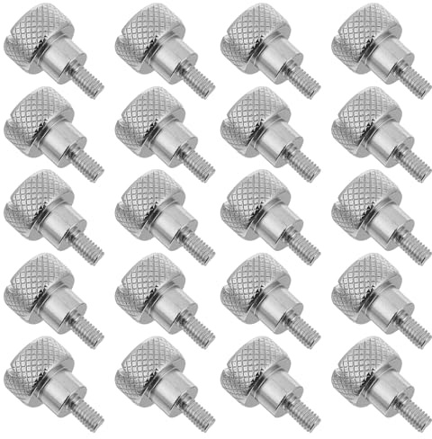 Toyvian 20 Pezzi Viti Presser Foot per Macchina da Cucire Vite Testa Zigrinata con Manopola per Sostituzione Rapida Piedino Viti Morsetto Ago Resistenti per Riparazione e Manutenzione