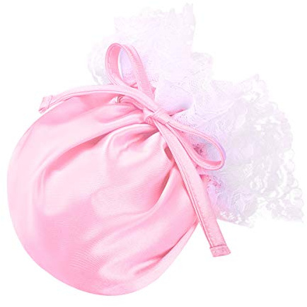ranrann Sexig herr stringtrosa Sissy C-string blommig trosor satin underkläder spets underkläder gay trosor bulge påse penisficka jockstrap underkläder en storlek, Ljusrosa, One size