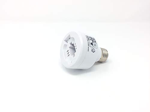Adapter für PL Lampen G23 G24 Dulux S D D/E auf E27 Gewinde (15-18W)