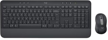Logitech Signature MK650 Combo for Business, Wireless Mouse and Keyboard, Logi Bolt, Bluetooth, SmartWheel, Globally Certified, Windows/Mac/Chrome/Linux, QWERTY UK English - Black