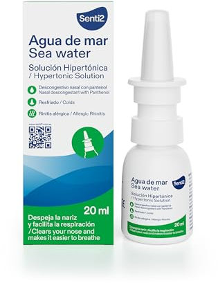 Agua De Mar Spray Nasal Descongestivo Solución Hipertónica 20 Ml