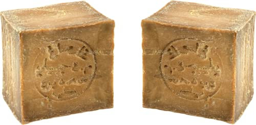 Einführungspreis d'moRe 2x Zertifiziert Klassik Aleppo Seife 30% Lorbeeröl | 70% Olivenöl | 6 Jahre gereift |Feste Seife | Duschseife | Haarwaschseife |Haarseife| 2X200g (400g)
