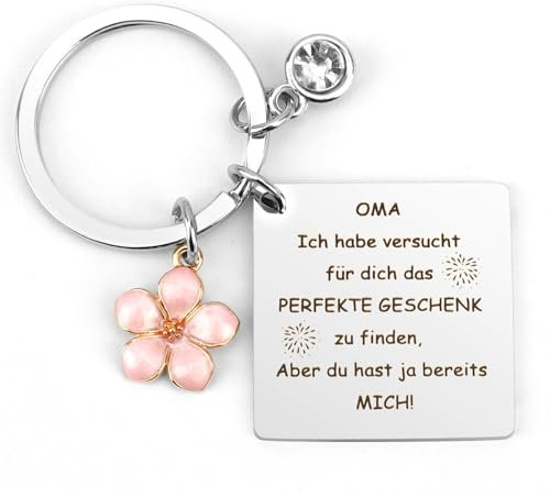 Kiopdse Geschenke für Oma Weihnachten,Oma Geschenke Weihnachten,Oma Geschenk Weihnachten,Muttertagsgeschenk für Oma,Geschenk Oma Schlüsselanhänger,Oma Geschenke Zum Geburtstag,Oma Geschenk Muttertag