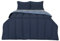 OHS 10.5 Coverless Double Duvet, Reversible Duvet Washable Coverless Duvets Double Summer Winter Travel Camping Soft Warm Comfy Bed Set with Pillowcase, Navy/Blue