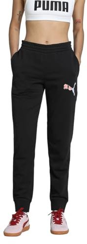 Puma ESS Logo Lab Pants TR, Pantalones de Punto Mujer, Light Gray Heather,