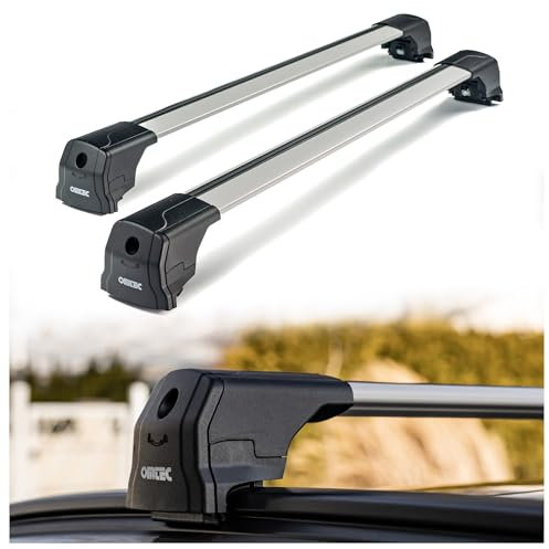 CHROMEMASTER Portapacchi da Tetto, Barre Tetto; Compatibile con Audi A6 Station Wagon 2018+; Per il Trasporto di Box da Tetto, Portabiciclette, Scala | Struttura Leggera e Resistente in Alluminio