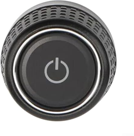 Lecreatekit Manopola di rotazione per autoradio, controllo del volume dell'autoradio posteriore, pulsante di ricambio progettato per autoradio per modelli Golf 6 (sinistra)