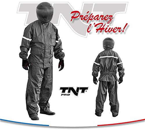 Acsud Traje Impermeable Combinado para Lluvia, Traje para Moto, Tallas: S hasta XXL