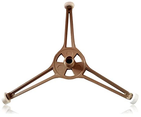 Cruz giratoria universal para plato giratorio de microondas | arrastre [Ø – 18 cm] | pieza de transmisión de repuesto con 3 ruedas | cruz de almacenamiento para microondas con soporte en Y | apto