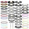 JIAMIAN 40 Stück Halsbänder-Set, Choker Halsketten, für Mädchen Klassische Halsketten aus Samt Verstellbar Gothic Tattoo Spitze Choker Ketten, für Teen Girls Frauen