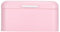 Gsycle Metal Bread Box for Kitchen Countertop, Baked Food Storage Container Bread Bin for Loaves/Pastries/Dry Food Kitchen Counter Storage with Lid for Home Kitchen(Pink)