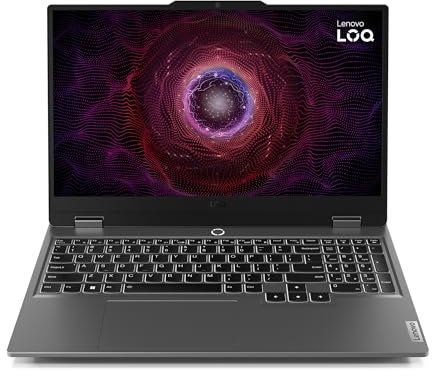 Lenovo LOQ Gen 9 - Ordenador Portátil Gaming 15.6 FHD, 144Hz (AMD Ryzen 7 7435HS, 24GB RAM, 1TB SSD, NVIDIA GeForce RTX 4060 8GB, Wi-Fi 6, Sin Sistema Operativo) - Teclado QWERTY Español, Gris Luna