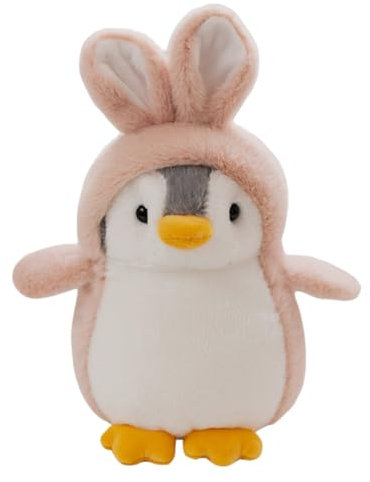 SNONESIY Pinguin Kuscheltier Süßes Kuscheltier Stofftier Plüschtier Geschenke für Jungen Mädchen und Kinder (Rosa)