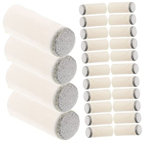 BESPORTBLE 1 Satz Billard-Queue-Teile Pool-Tipps Billardtisch Tipps Für Billard-Pool-queues Reparaturset Für Snooker-queues Schwimmbecken Pool-Queue-Tipps Gestell Abs Silver Plastik 100st