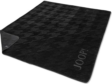 Joop! Wohndecke Select Baumwollmischung schwarz Größe 150x200 cm