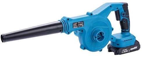KATSU FIT-Bat 21V Soplador a Batería Brushless con 1.5Ah Batería y Cargador, Soplador de Hojas de Polvo de Aire Inalámbrico sin Escobillas para Jardín Hogar Cuidado Césped